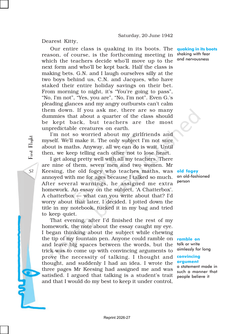 Page 5 of From the Diary of Anne Frank