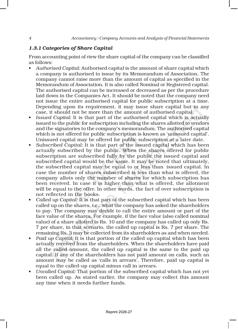 Page 4 of Accounting for Share Capital