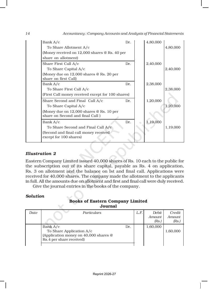 Page 14 of Accounting for Share Capital