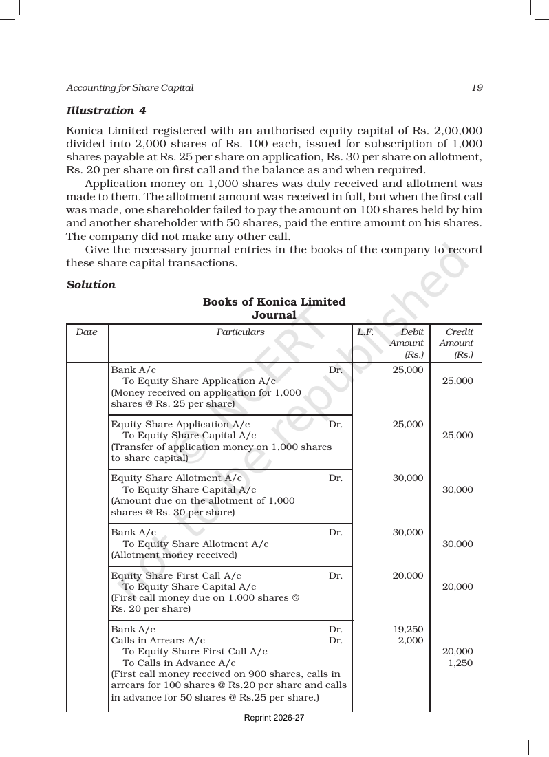 Page 19 of Accounting for Share Capital