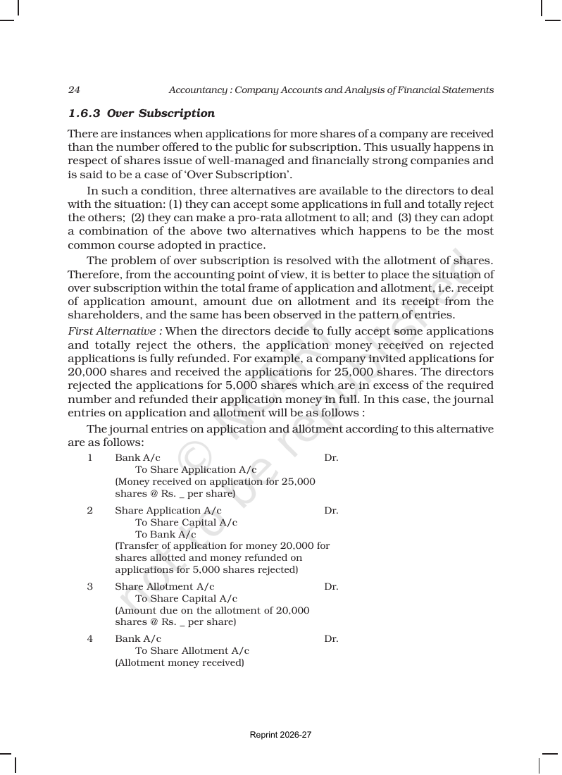 Page 24 of Accounting for Share Capital