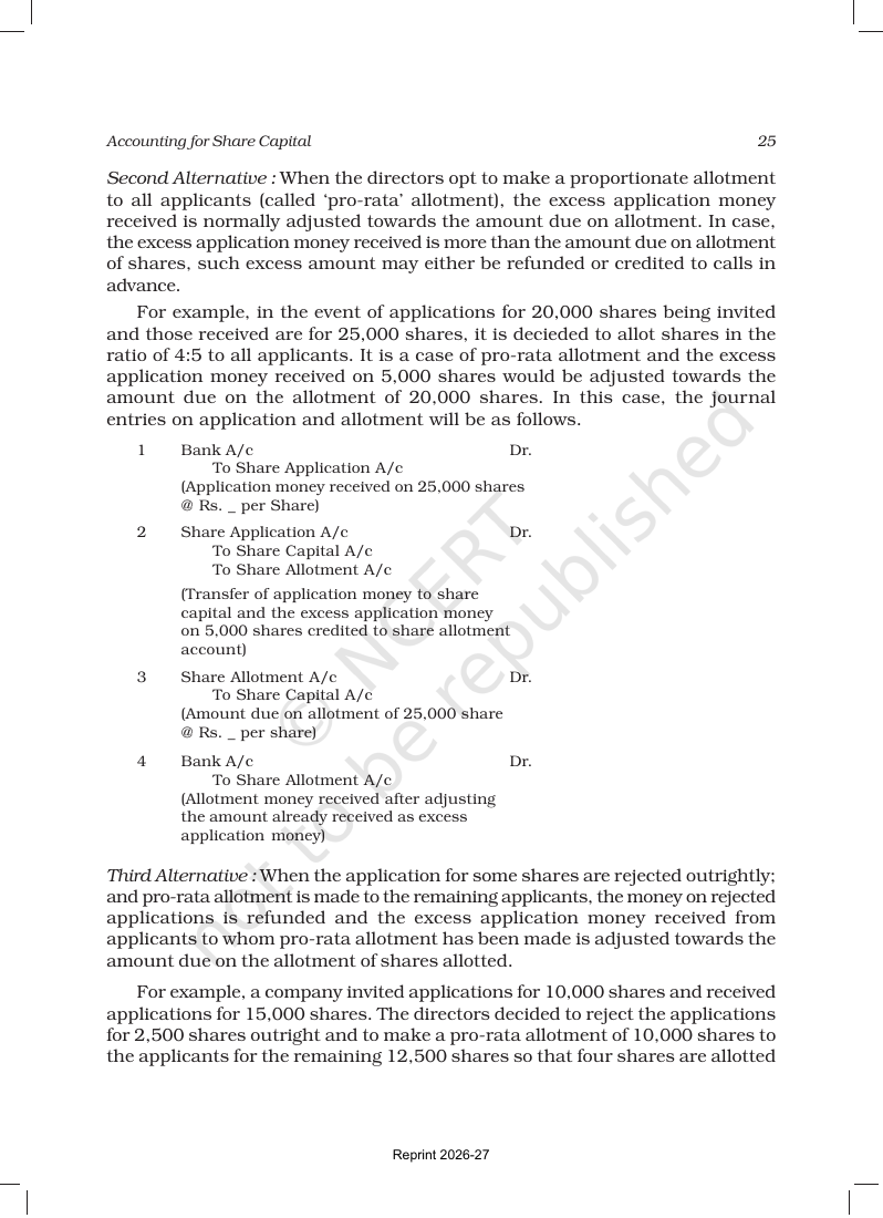 Page 25 of Accounting for Share Capital