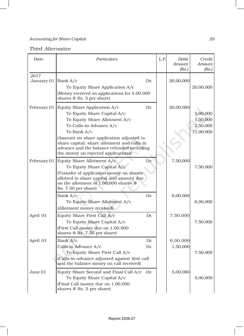 Page 29 of Accounting for Share Capital