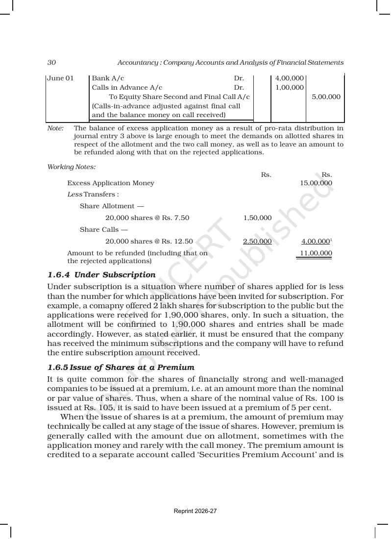 Page 30 of Accounting for Share Capital
