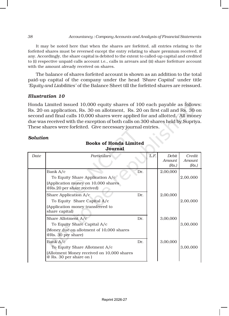Page 38 of Accounting for Share Capital