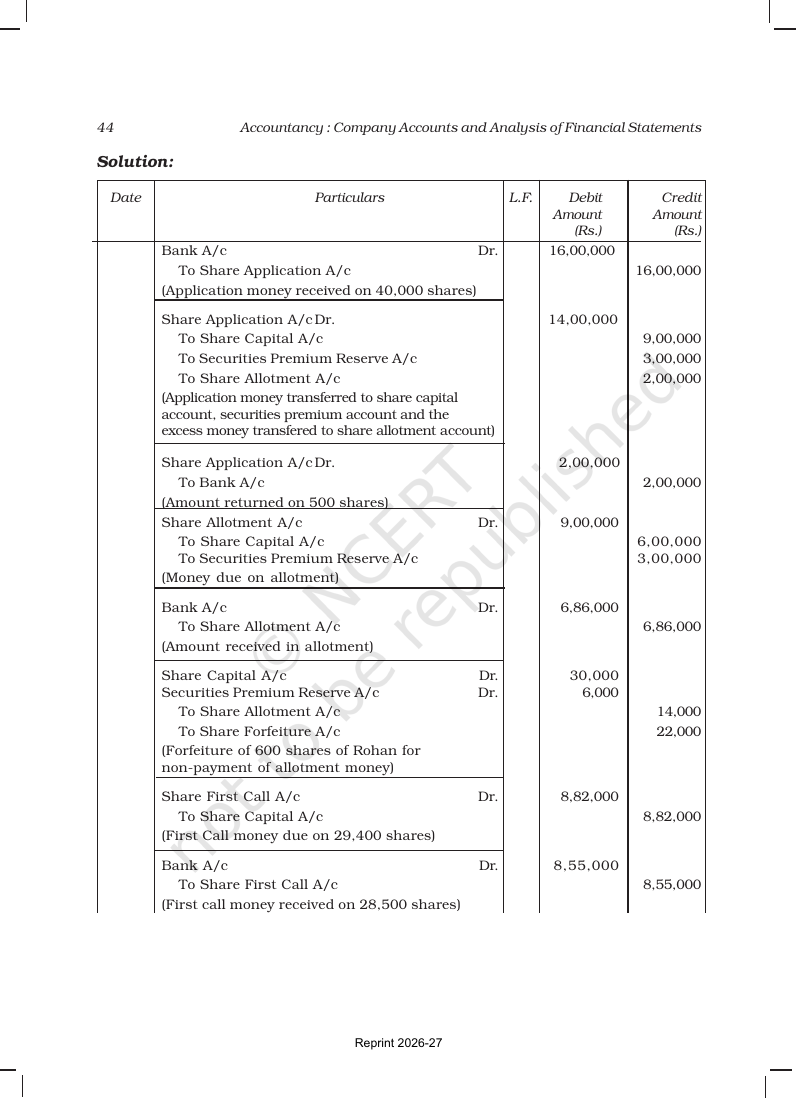 Page 44 of Accounting for Share Capital