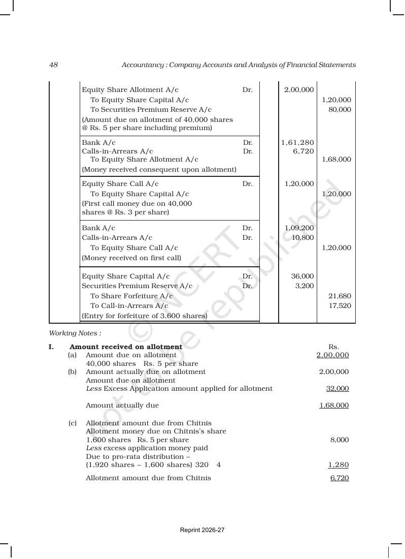 Page 48 of Accounting for Share Capital