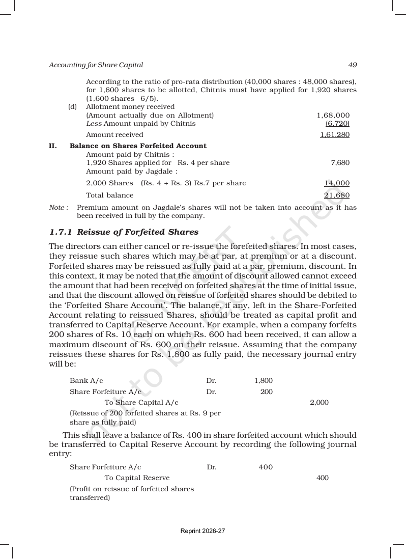Page 49 of Accounting for Share Capital