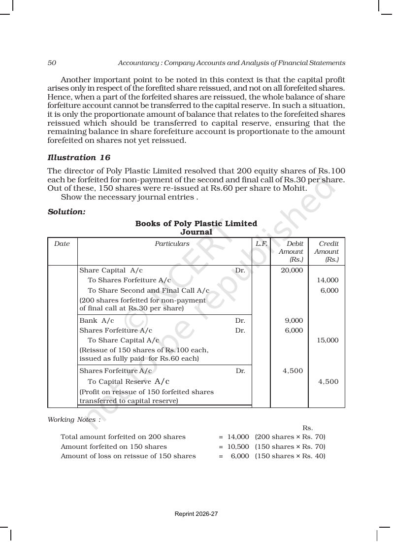 Page 50 of Accounting for Share Capital