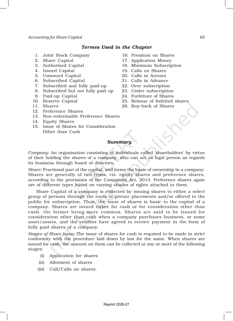 Page 65 of Accounting for Share Capital