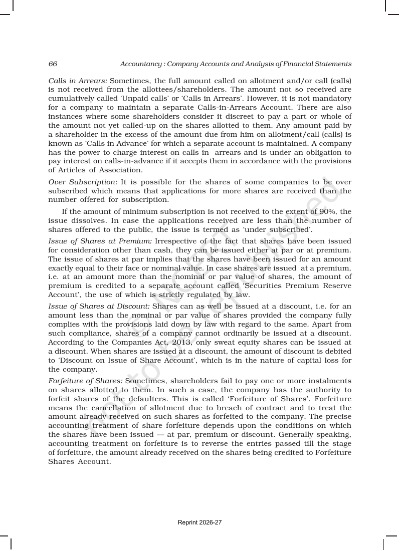 Page 66 of Accounting for Share Capital