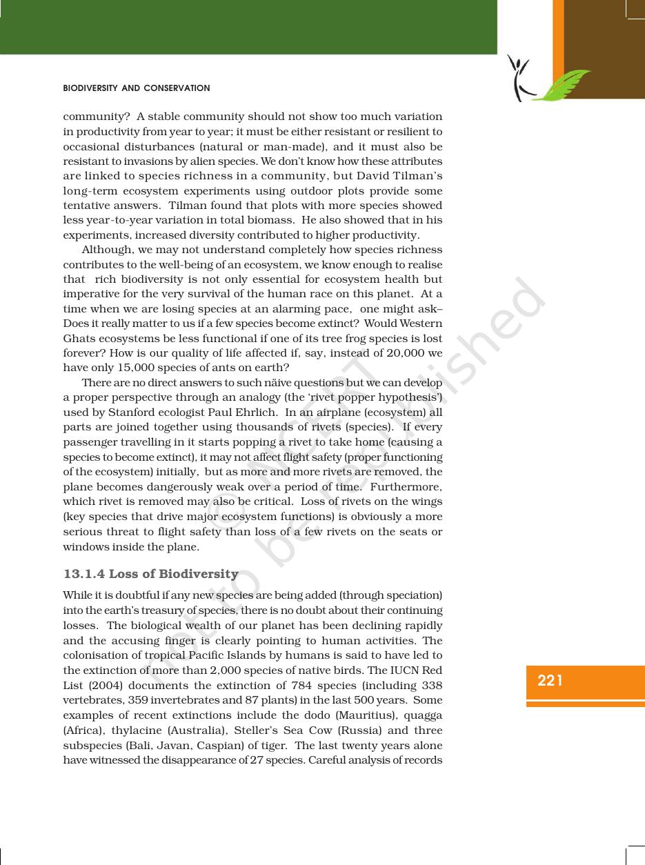 Page 6 of Biodiversity and Conservation