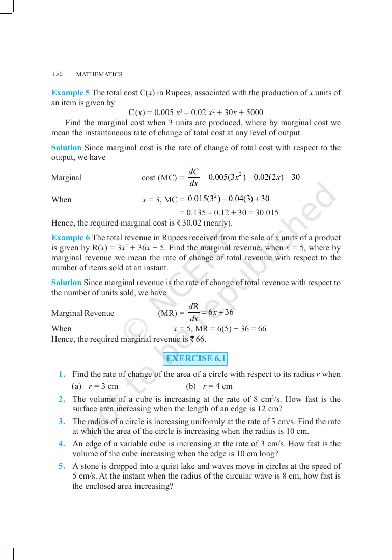 Page 4 of Application of Derivatives