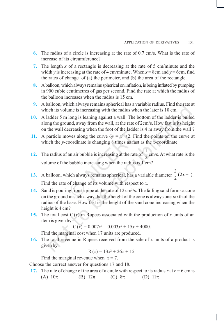 Page 5 of Application of Derivatives