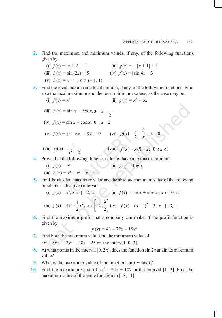 Page 29 of Application of Derivatives