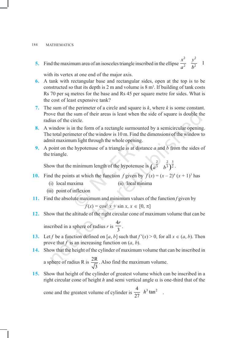 Page 38 of Application of Derivatives