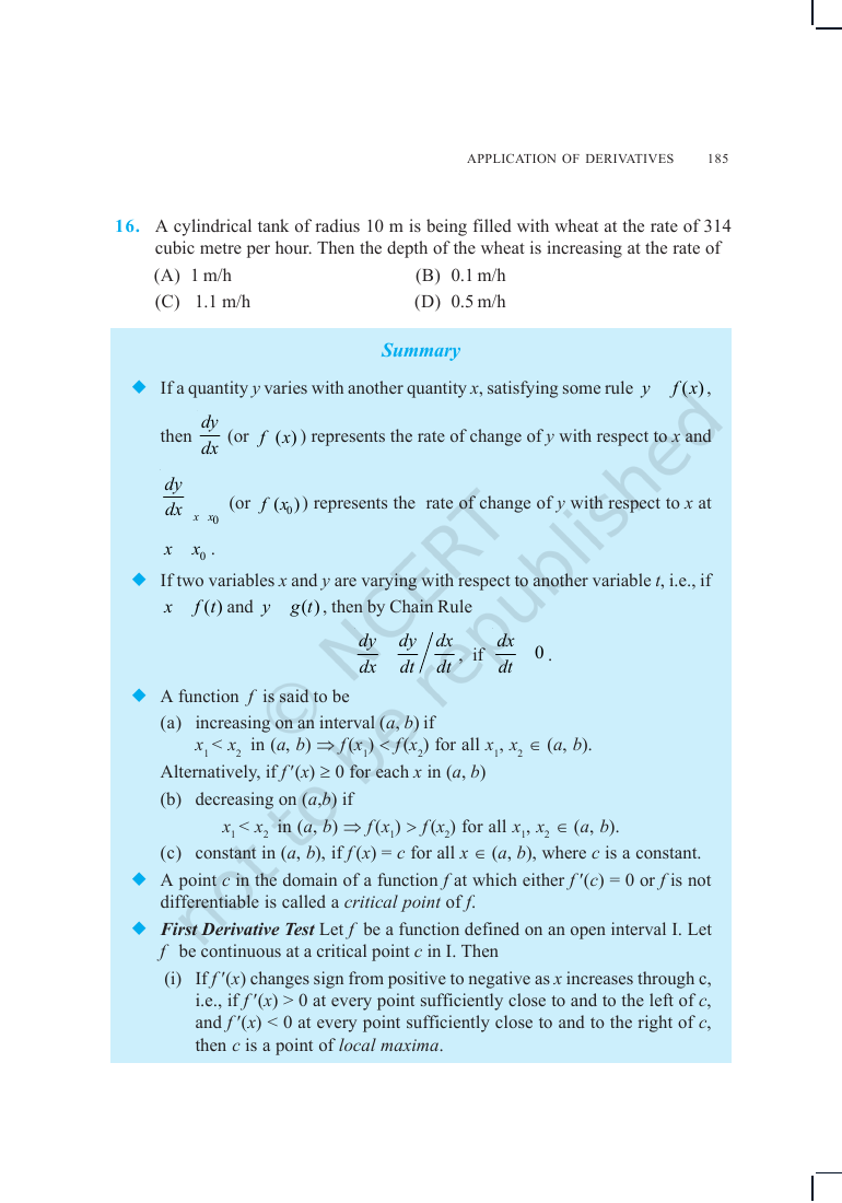 Page 39 of Application of Derivatives