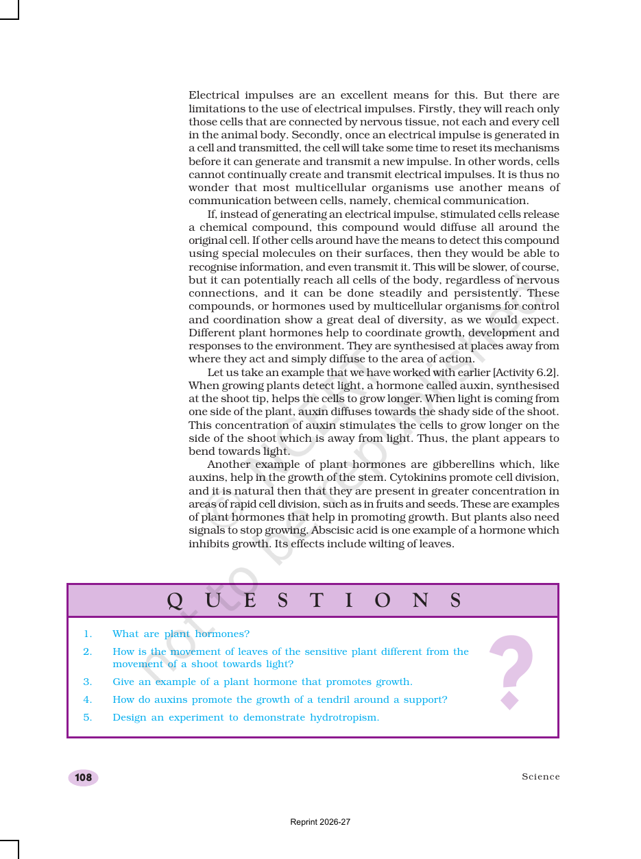 Page 9 of Control and Coordination