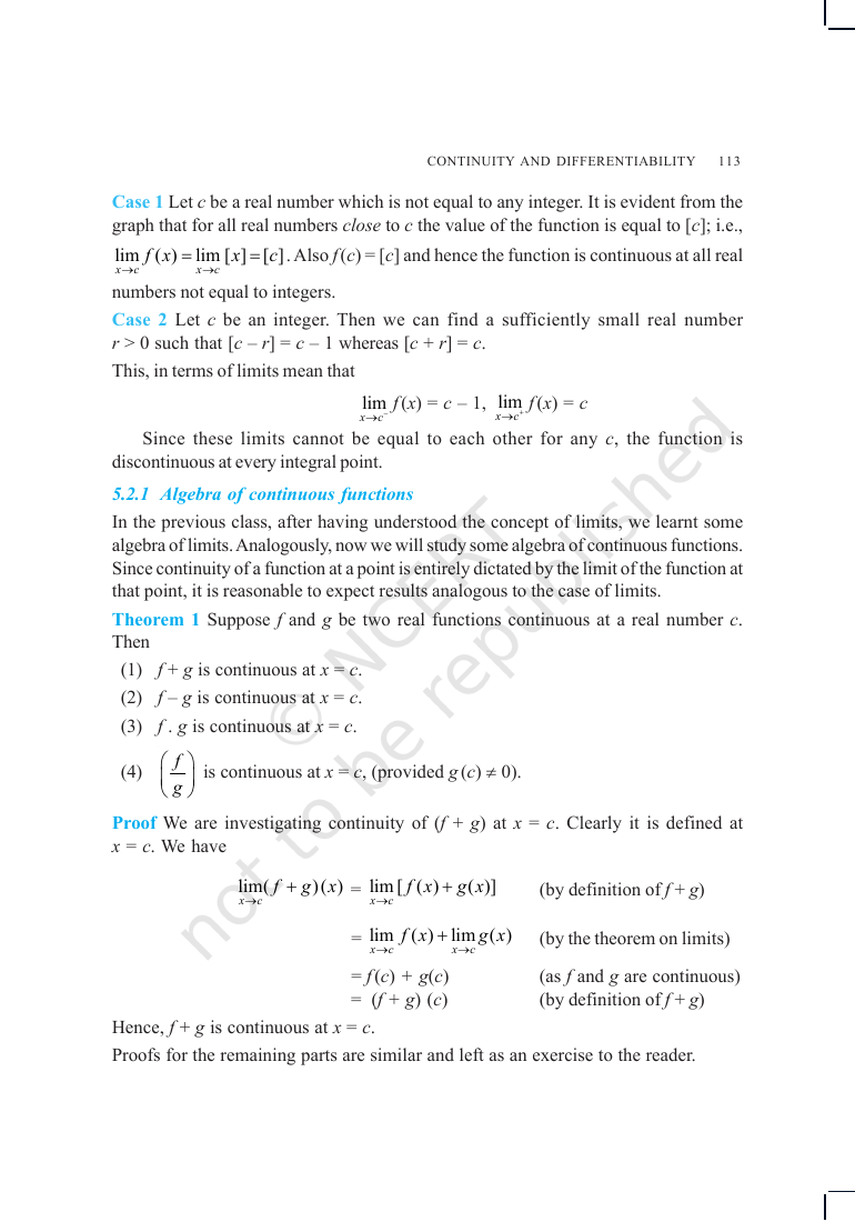 Page 10 of Continuity and Differentiability