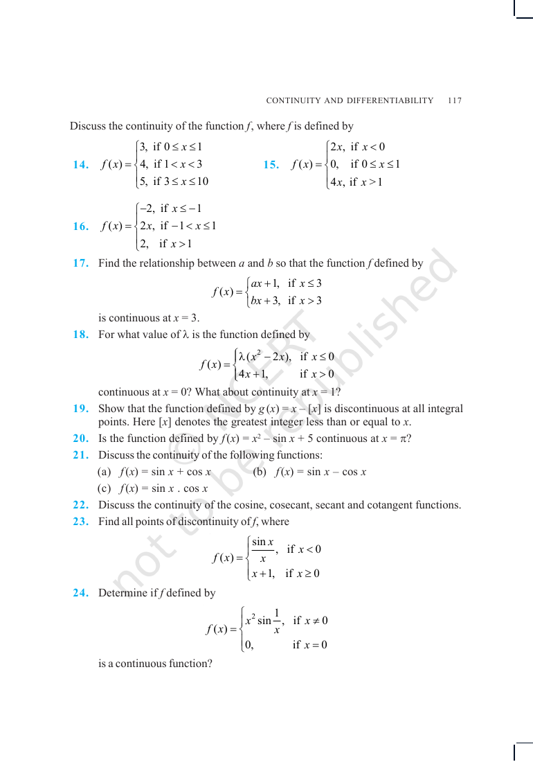 Page 14 of Continuity and Differentiability