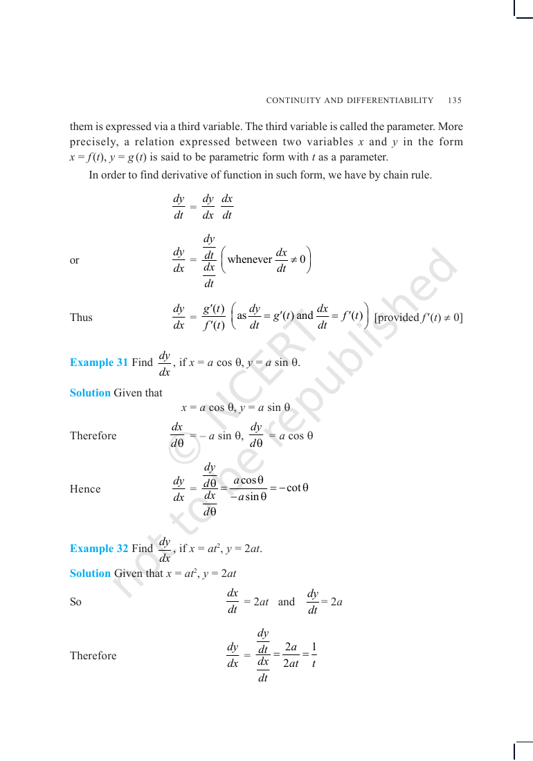 Page 32 of Continuity and Differentiability