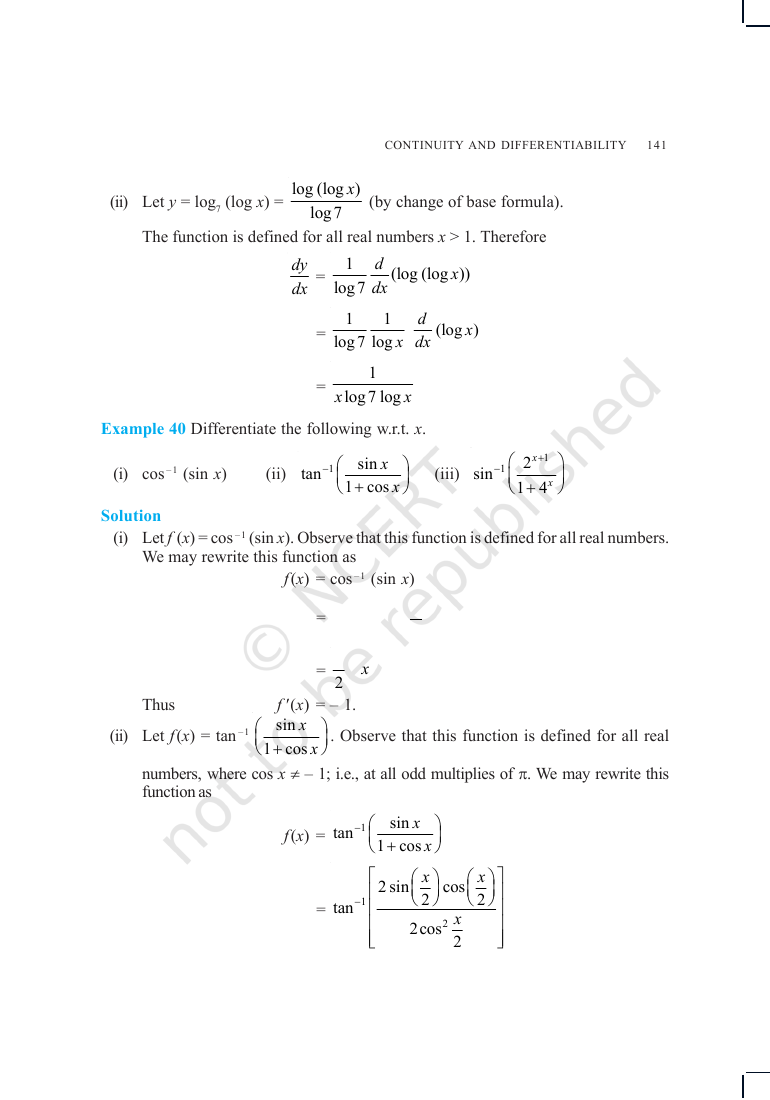 Page 38 of Continuity and Differentiability