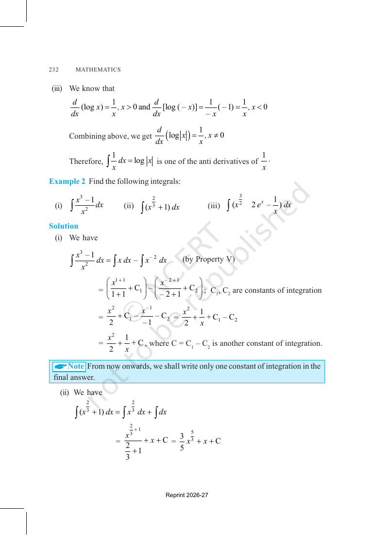 Page 8 of Integrals