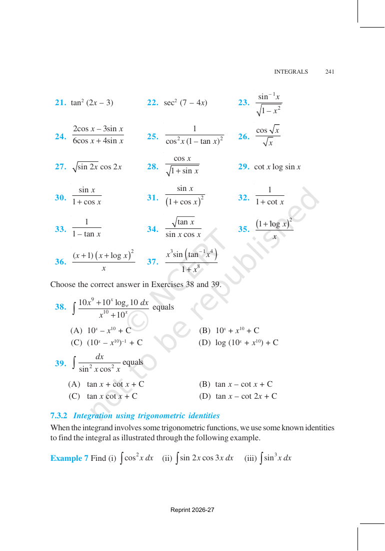 Page 17 of Integrals