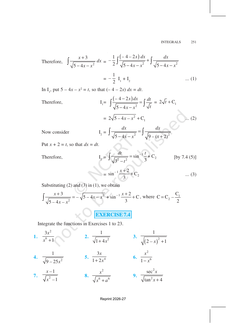 Page 27 of Integrals