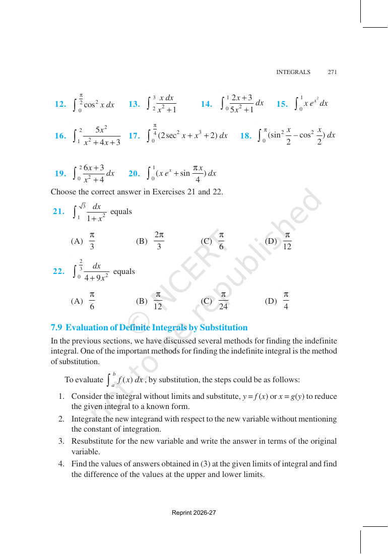 Page 47 of Integrals