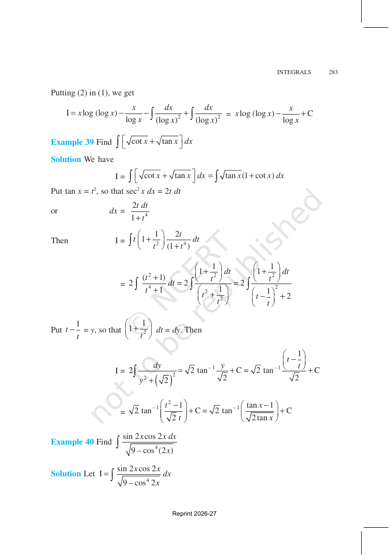 Page 59 of Integrals