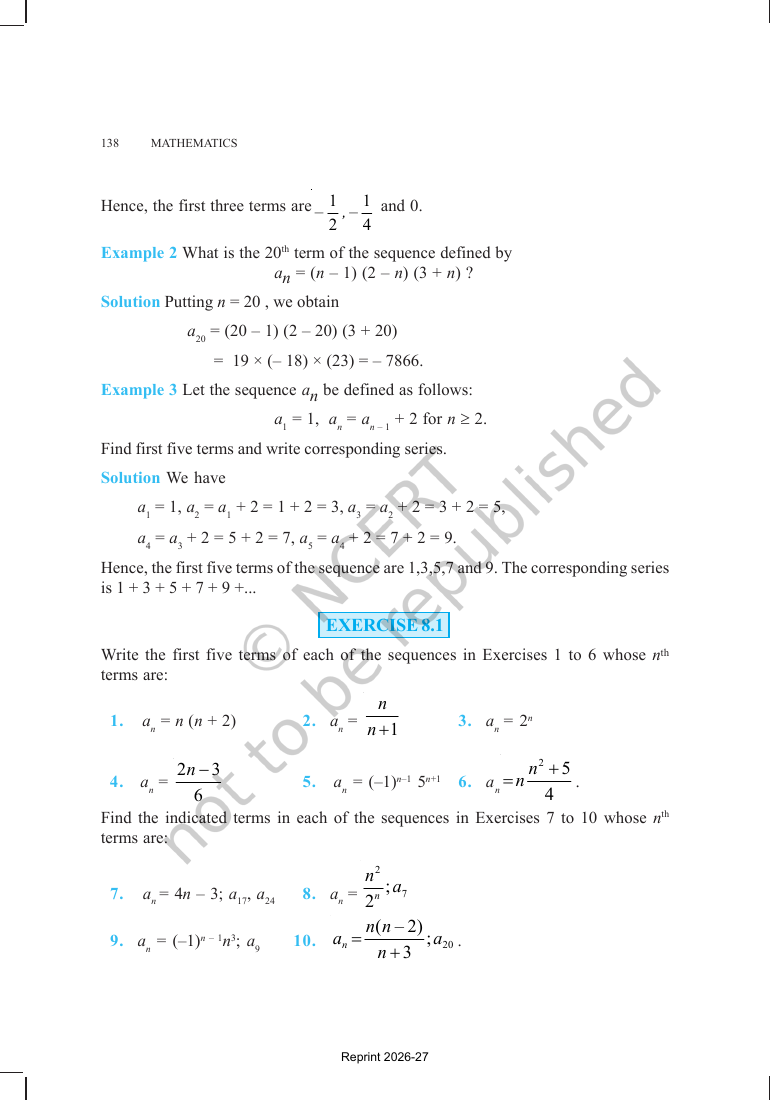 Page 4 of Sequences and Series