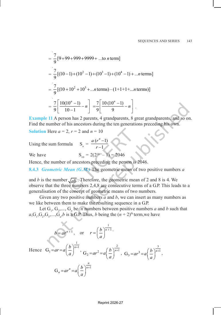 Page 9 of Sequences and Series