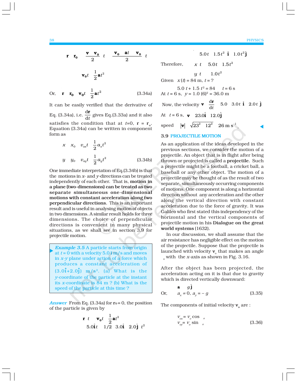 Page 12 of Motion in a Plane