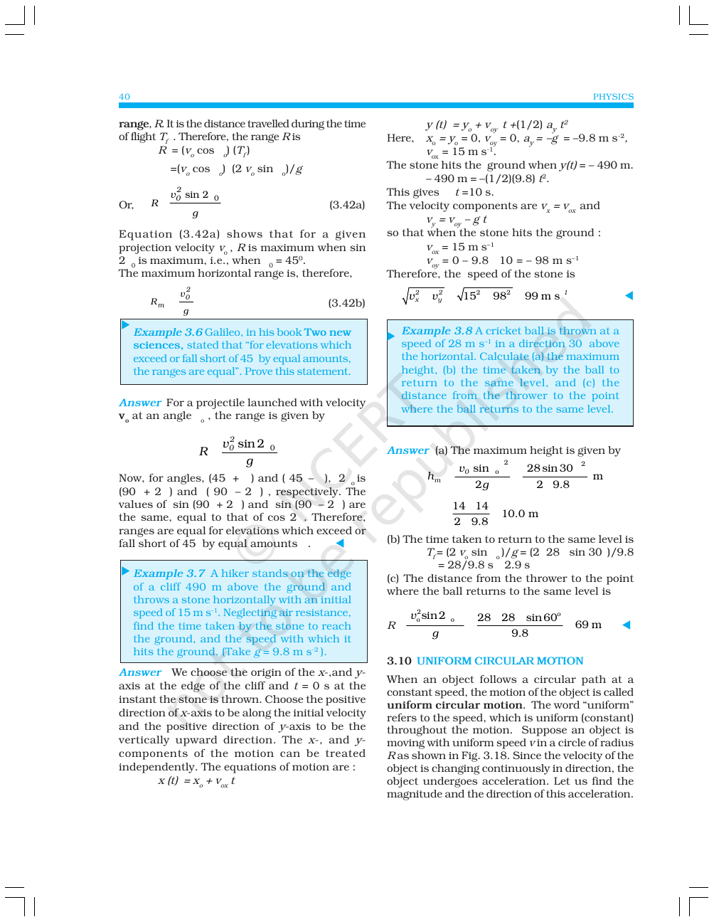 Page 14 of Motion in a Plane