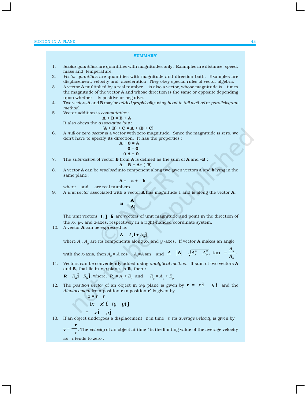 Page 17 of Motion in a Plane