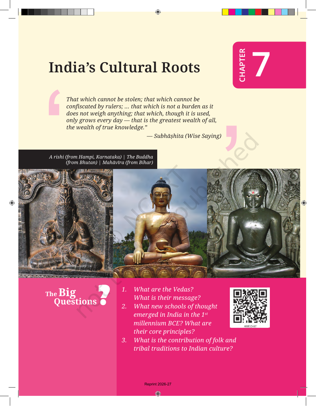 Page 1 of India's Cultural Roots