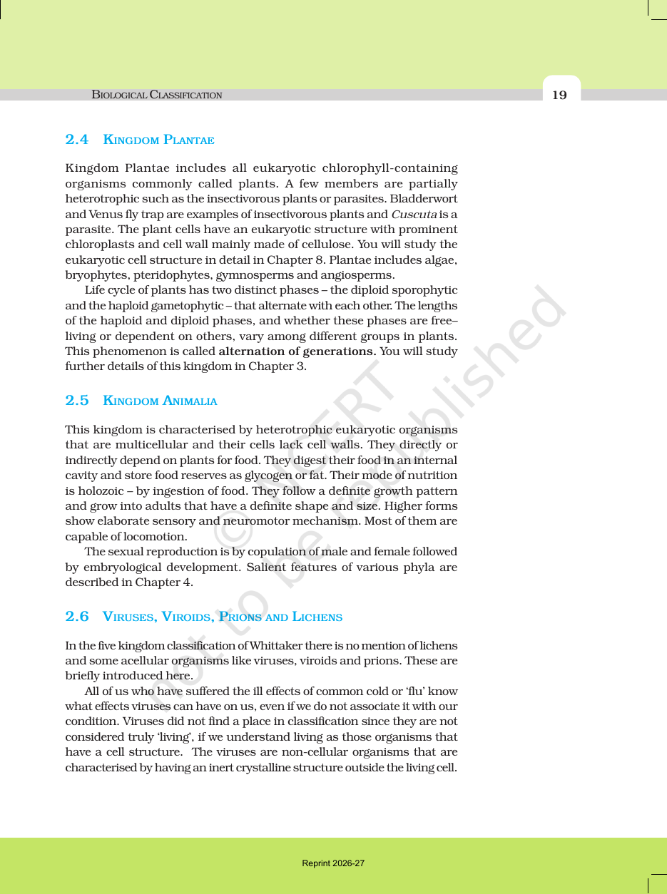 Page 10 of Biological Classification