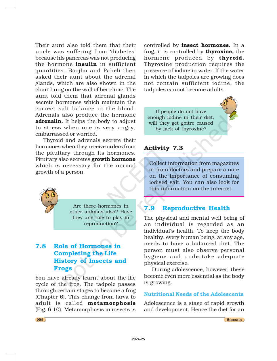 Page 8 of Reaching the Age of Adolescence