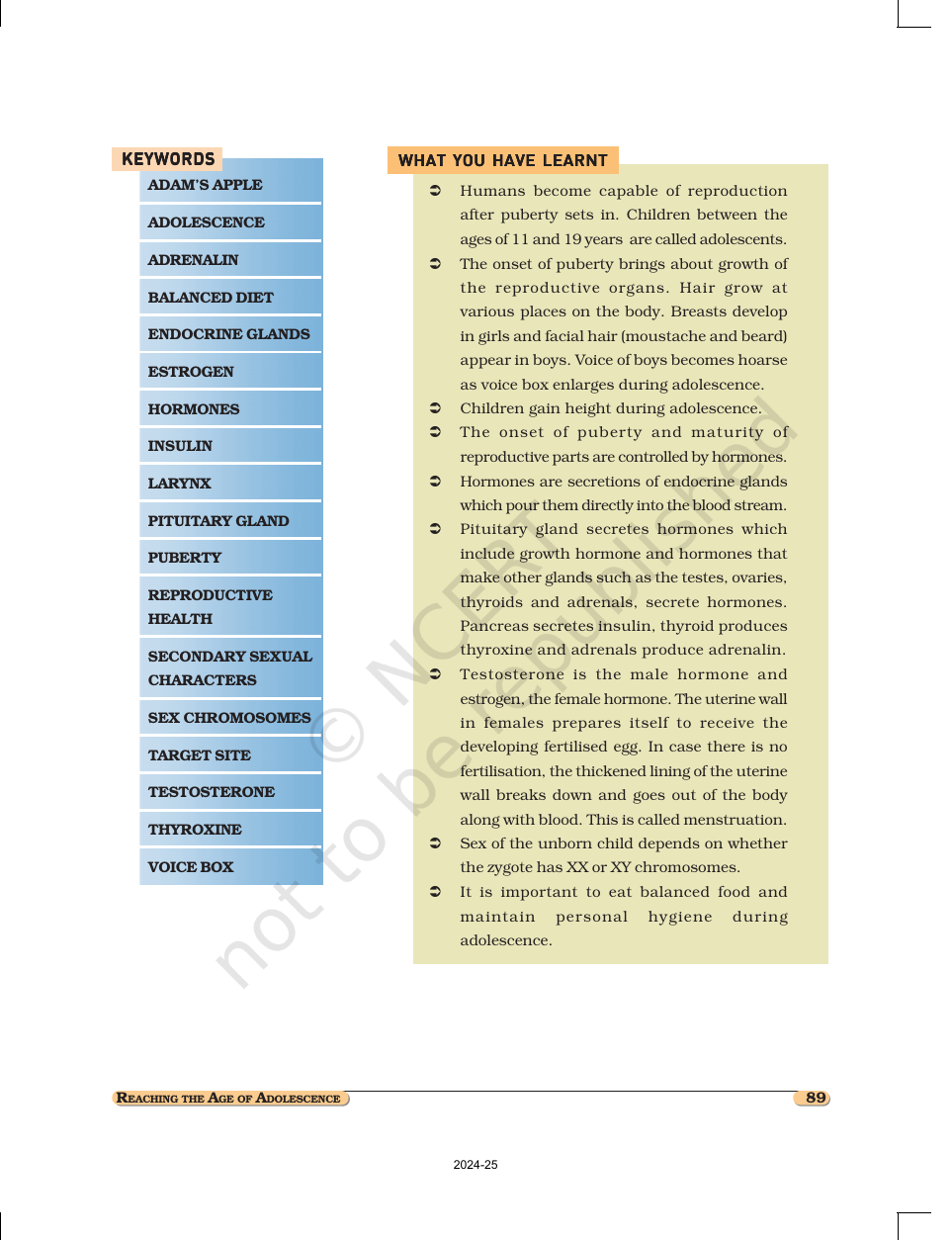 Page 11 of Reaching the Age of Adolescence