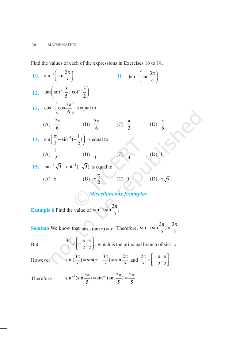 Page 13 of Inverse Trigonometric Functions