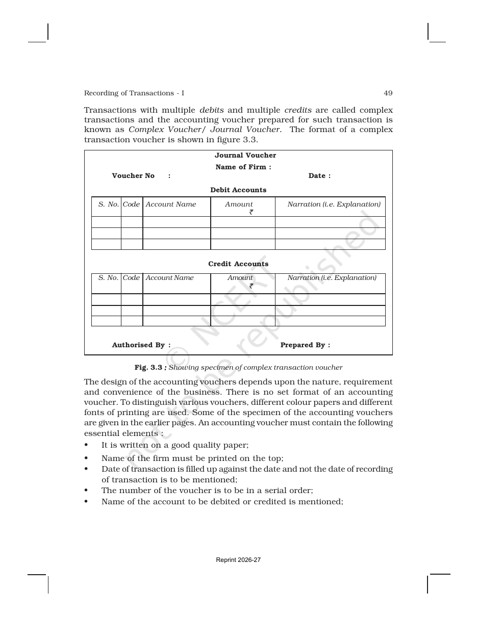 Page 4 of Recording of Transactions I