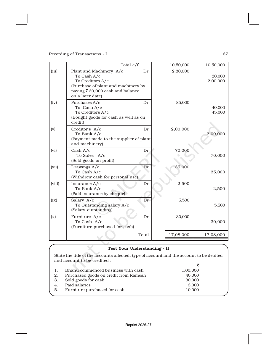 Page 22 of Recording of Transactions I