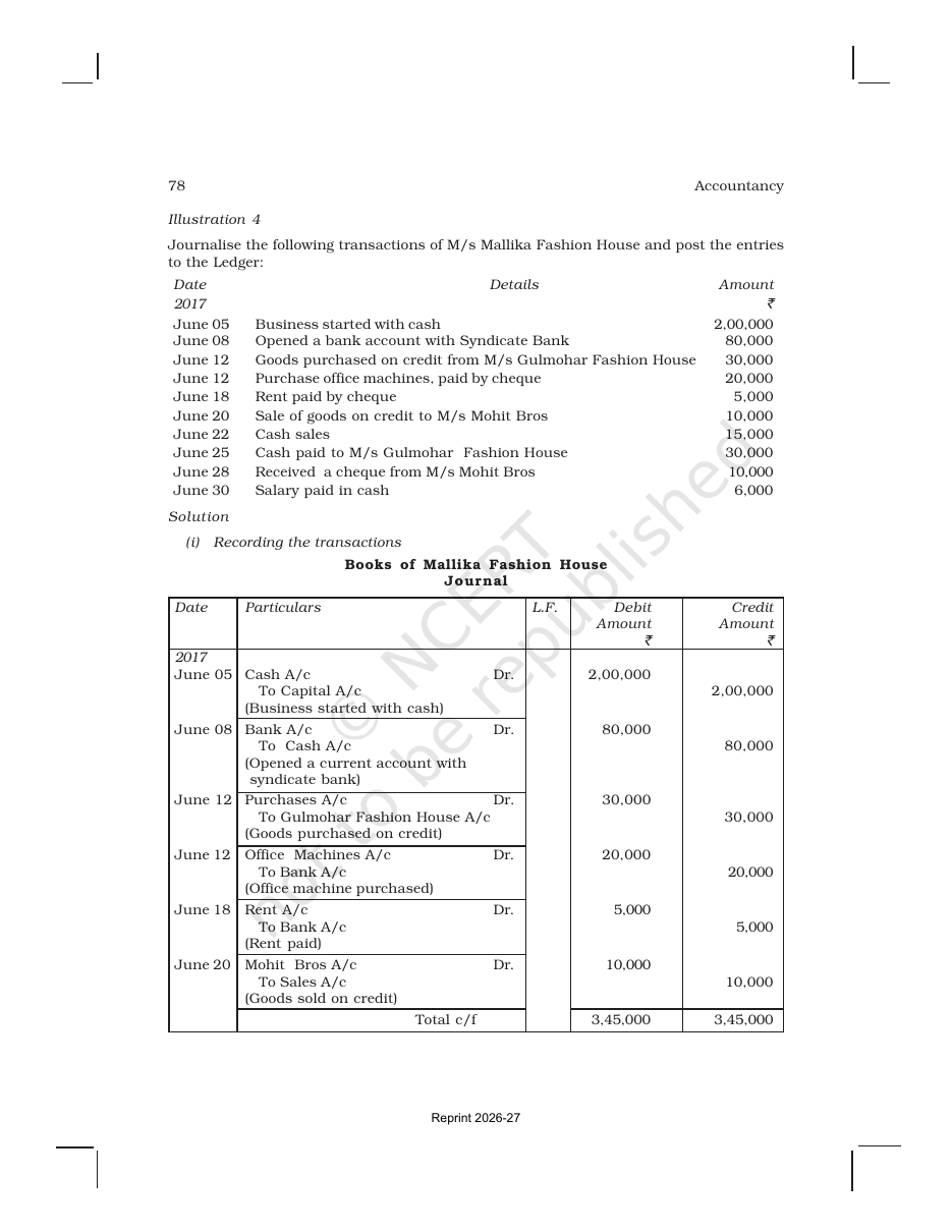 Page 33 of Recording of Transactions I