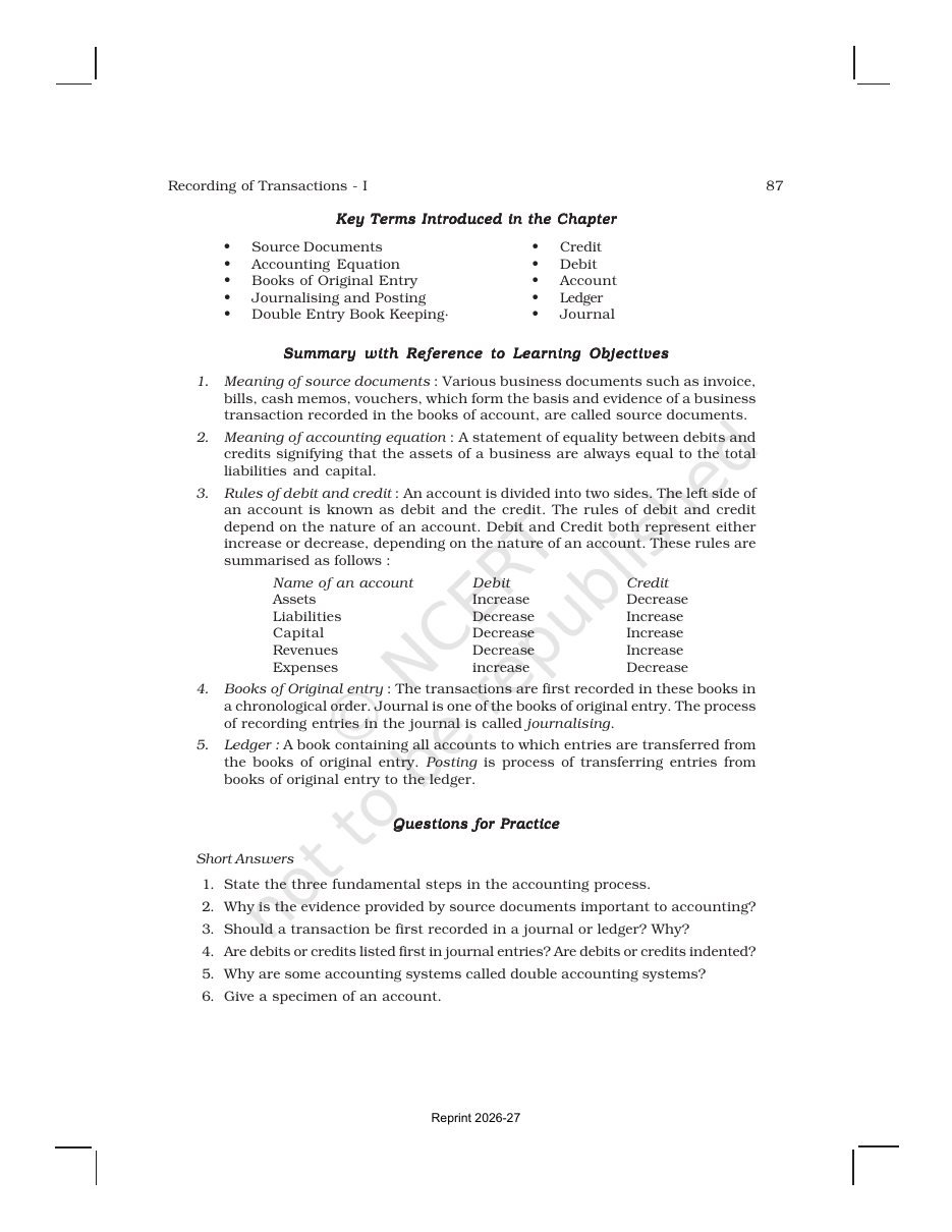 Page 42 of Recording of Transactions I