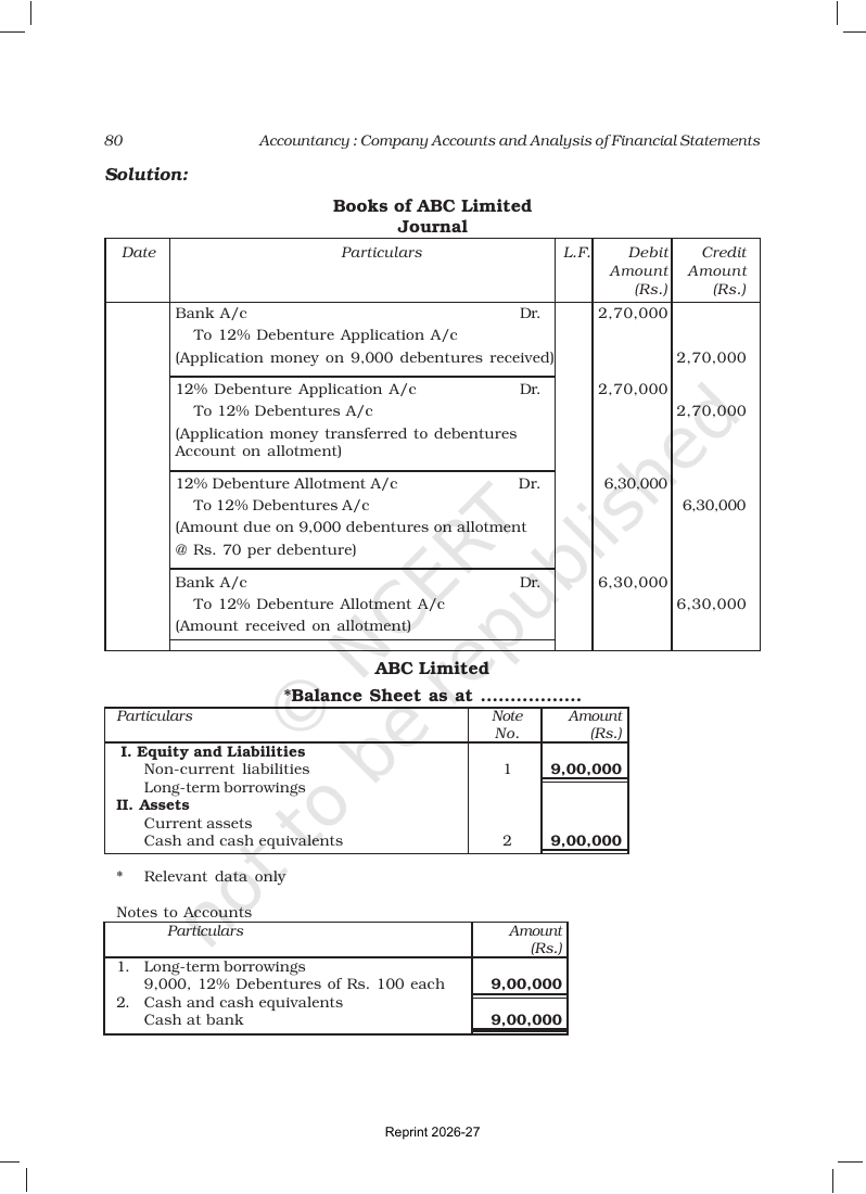 Page 6 of Issue and Redemption of Debentures