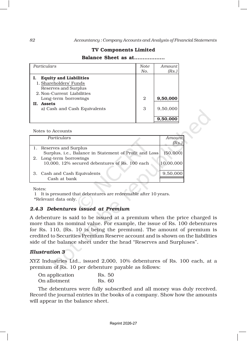 Page 8 of Issue and Redemption of Debentures