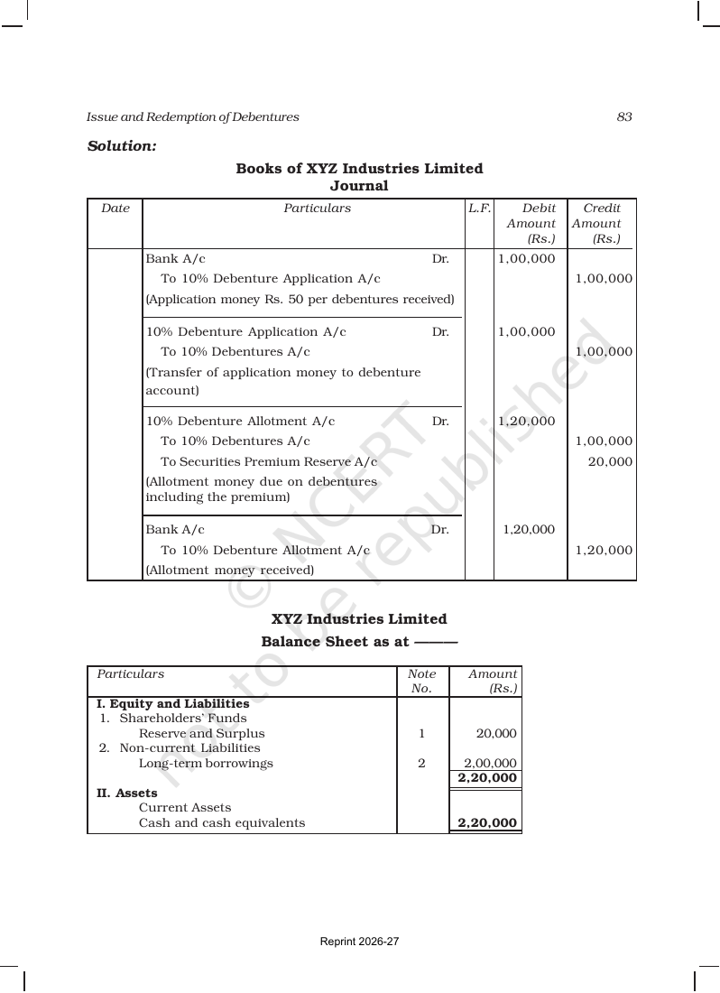 Page 9 of Issue and Redemption of Debentures