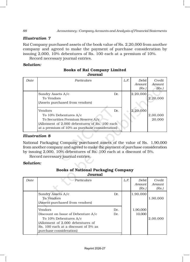 Page 14 of Issue and Redemption of Debentures