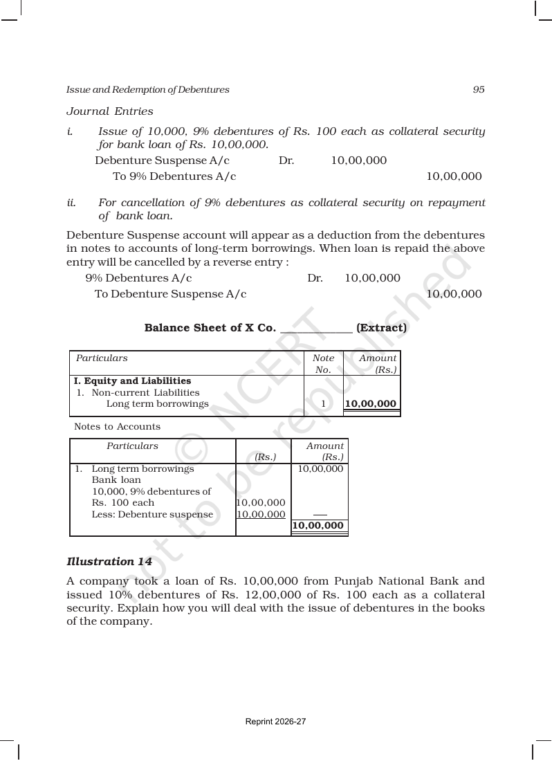 Page 21 of Issue and Redemption of Debentures
